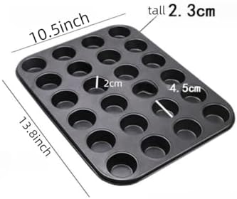 48-Cup Mini Muffin Pan, Carbon Steel Nonstick