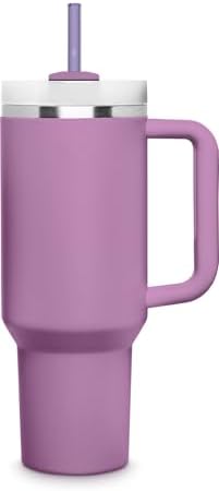 HALM Stanley Quencher Tumbler Glass Straws 3 Pastel Colors Pink Purple