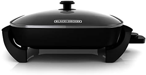 BLACK+DECKER 12x15-Inch Electric Skillet with Glass Lid