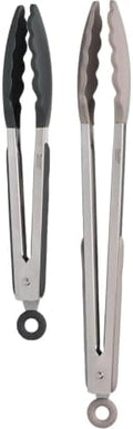 Tovolo Stainless Steel Tongs, 9" & 12", Silicone Tips