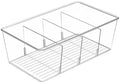 1 Pack Storage Organizer Bins, Plastic Bins Desk Organizer Containers