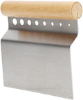 2pcs Stainless Steel Bench Scraper and Dough Cutter, Dough Pastry