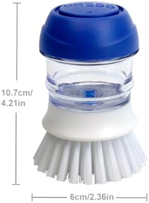 CELOX 2 Pack Dish Brush with Soap Dispenser
