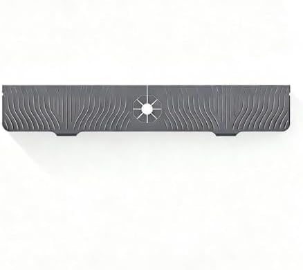 33 Inch Silicone Splash Guard Mat for Faucet, Narrow Edge Water