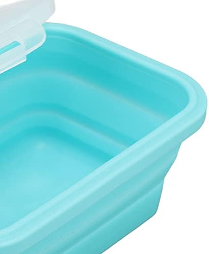 Pongnas 500ml Leakproof Silicone Food Storage Containers for Camping