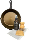 Machined Smooth Skillet with Care Set 10 inch