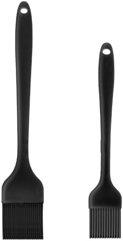 Silicone Basting Pastry Brush Set, 2 Pack Heat Resistant Cooking Food