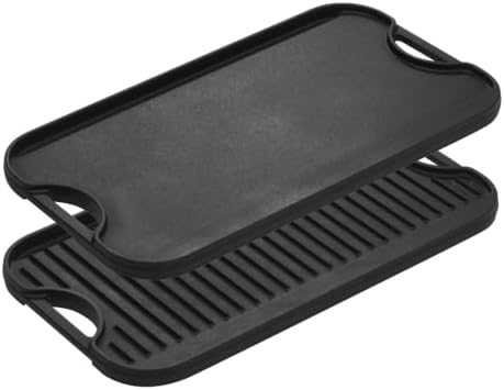 Lodge Pro-Grid Reversible Grill/Griddle, PFAS-Free, 20 x 10.5 Inches