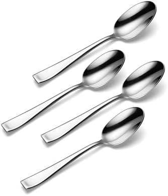 Oneida Moda Teaspoons Silverware Set for 4, Flatware