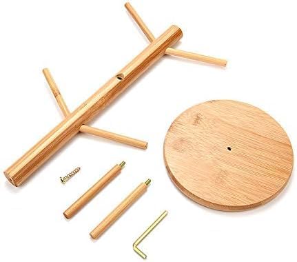 Space-Saving Bamboo Mug Tree