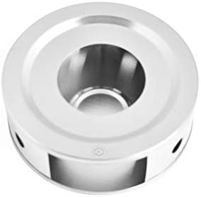 NewlineNY Stainless Steel Coffee Tea Warmers, Dual 6 Inches Circular