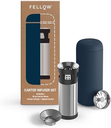 Fellow Carter Tea Infuser for Loose Leaf Tea and Cold Brew - Stone