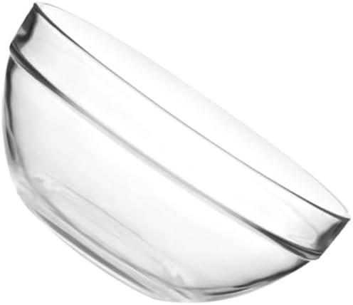 HOMSFOU 2pcs Glass Mixing Bowls for Kitchen Prep, Xmas