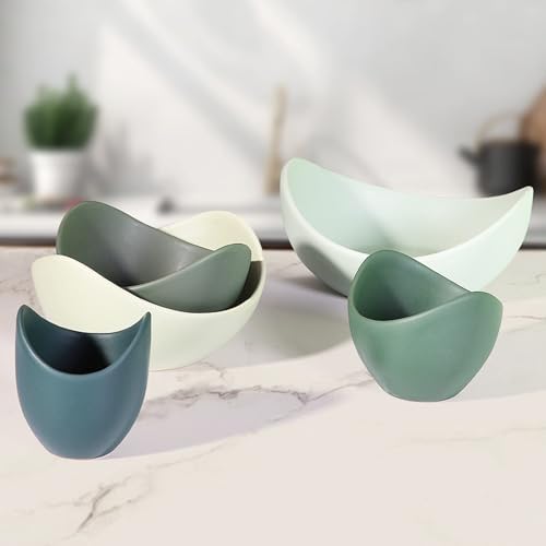 Notakia Salad Decorative Bowls Lotus Shaped Pasta Bowls Dishwasher