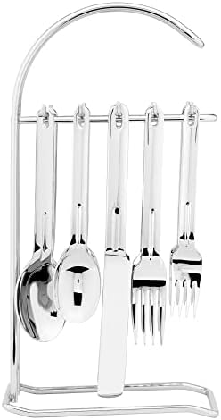 Supreme Housewares 20-Piece Stainless Steel Flatware Set with 1-Piece