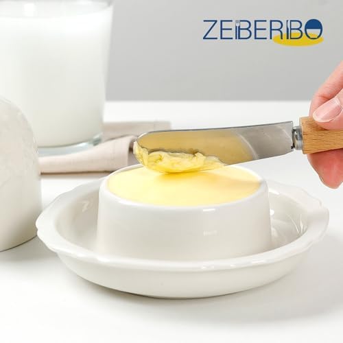 Butter Dish, Ceramic Small Butter Dish with Lid, 2025 Design Mini