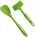 Silicone Baking Spatulas with Pastry Brush, Premium Heat-Resistant