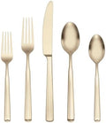 Oneida Ryder Champagne Satin 20-Piece Silverware Set for 4, Flatware