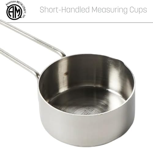 American METALCRAFT, Inc. 1/4 Stainless Steel Measuring Cup
