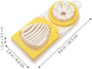 Stainless Steel Egg Slicer Cutter with PP Handle for Kitchen Prep