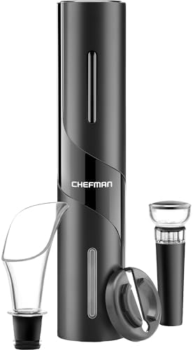 Chefman Electric Wine Opener Makes Opening Bottles Fast, Foolproof