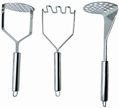 3 PCS Potato Masher Stainless Steel,Bean Smasher,Food Fruit Egg Masher