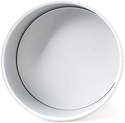 Tosnail 2 Pack 10" x 3" Round Aluminum Cake Pan with Removal Bottom