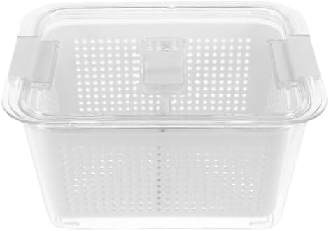Food Storage Container with Drain Design 2 Compartment