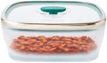 Anyday 10-Cup Square Glass Food Storage with Glass Lid | Plastic-Free