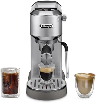 De'Longhi Dedica Duo Compact Espresso Machine, Stainless Steel