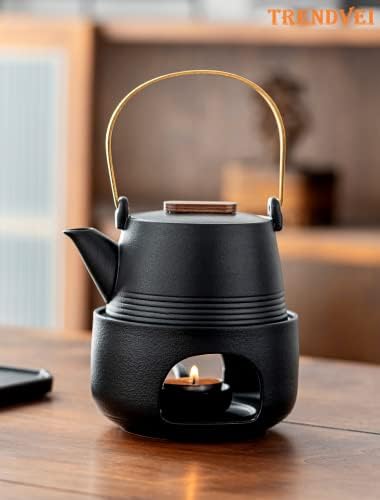 Japanese Coarse Pottery Teapot Warmer, Chinese Kungfu Accessory for