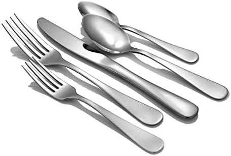 Liberty Tabletop Satin Annapolis 65 Piece Flatware Set for 12 Made in