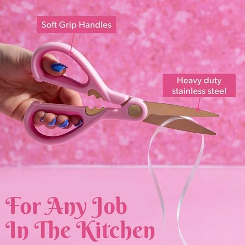 Paris Hilton All Purpose Kitchen Shears, Premium Stainless Steel