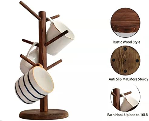 Dorhors Mug Holder Tree, Bar Organizer