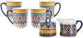 Bico Havana Ceramic Sugar and Creamer with Mugs Set, Afternoon Tea