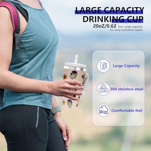 20-OZ Insulated Water Bottle,Insulated Stainless Steel Tumbler
