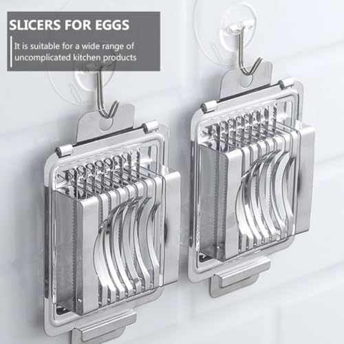 Stainless Steel Egg Slicer with 8 Cutting Wires Comfortable Handle