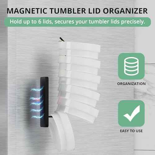 Arctiiro Magnetic Stanley Cup Holder for Refrigerator, Water Bottle