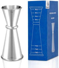Lexenic 2oz 1oz Japanese Jigger, 304 Stainless Steel- (Pack 1)