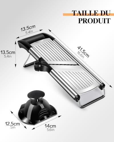MASTERTOP Adjustable Mandoline Food Slicer