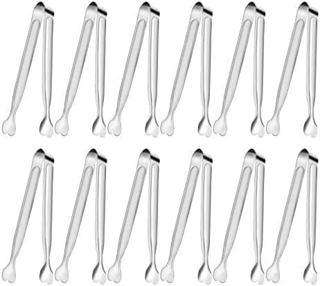 Serving Tongs, Anytrp 12-Packs Stainless Steel Sugar Tong, 5.3inch