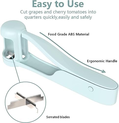Luvan Grape Cutter for Toddlers, Stainless Steel