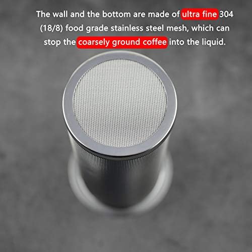 Cold Brew Coffee Filter for Wide Mouth Mason Jar, Food Grade 304