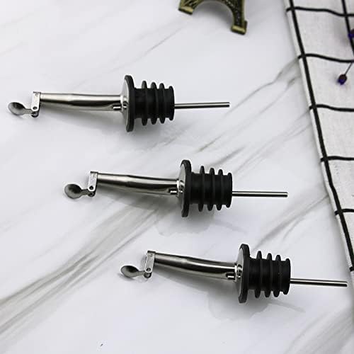 Pafusen 6 Pack Oil Spout with Flip Top, Olive Oil Dispenser Spout, Liquor - Image 8