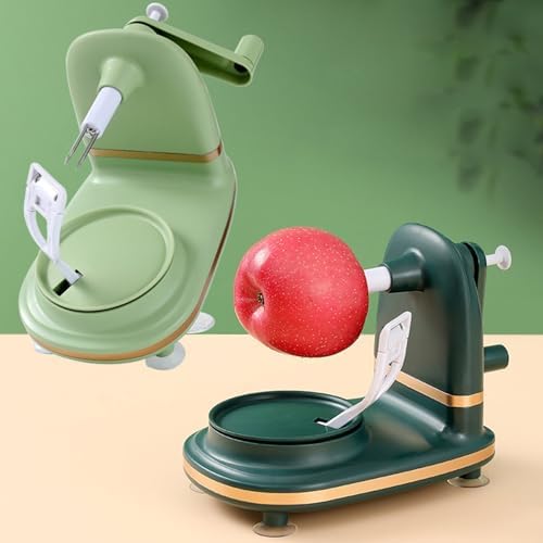 Hand Crank Rotating Manual Apples Peeler 8 Wedges Slicers Corer for