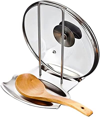 Pan Lid Holder Progressive Lid and Spoon Rest Shelf 304 Stainless