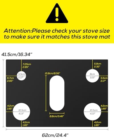 FLASLD Silicone Stove Cover Gas Stove Top Burner Covers for Samsung