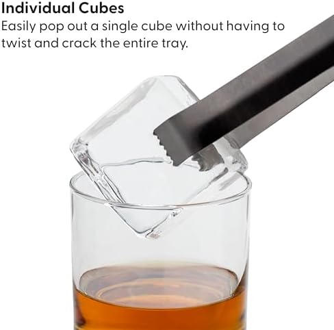 W&P Peak Silicone Extra Large Cube Ice Tray w/ Protective Lid