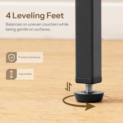 HOOBRO Countertop Microwave Stand, Kitchen Storage Shelf