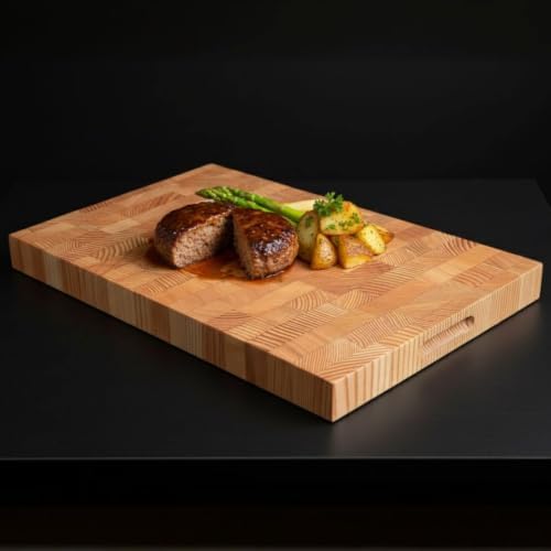 BOUMBI Douglas Fir Cutting Board, 19.7" x 12.2" x 1.5"